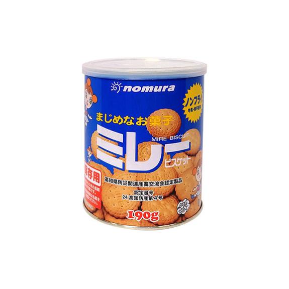 保存用 ミレービスケット缶 190g ノンフライ 野村煎豆加工店 高知 保存