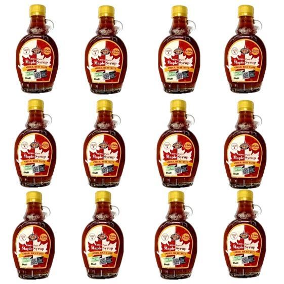 メープルシロップ 250g×12個 世界美食探究 カナダ産 189ml ケーキ