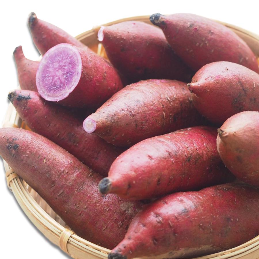 さつまいも 紫芋 ふくむらさき ベビーサイズ 5kg (4.5kg+保証分500g)（熊本県産・土付き・130g以下のSサイズ） 紫いも 紫さつまいも | 
