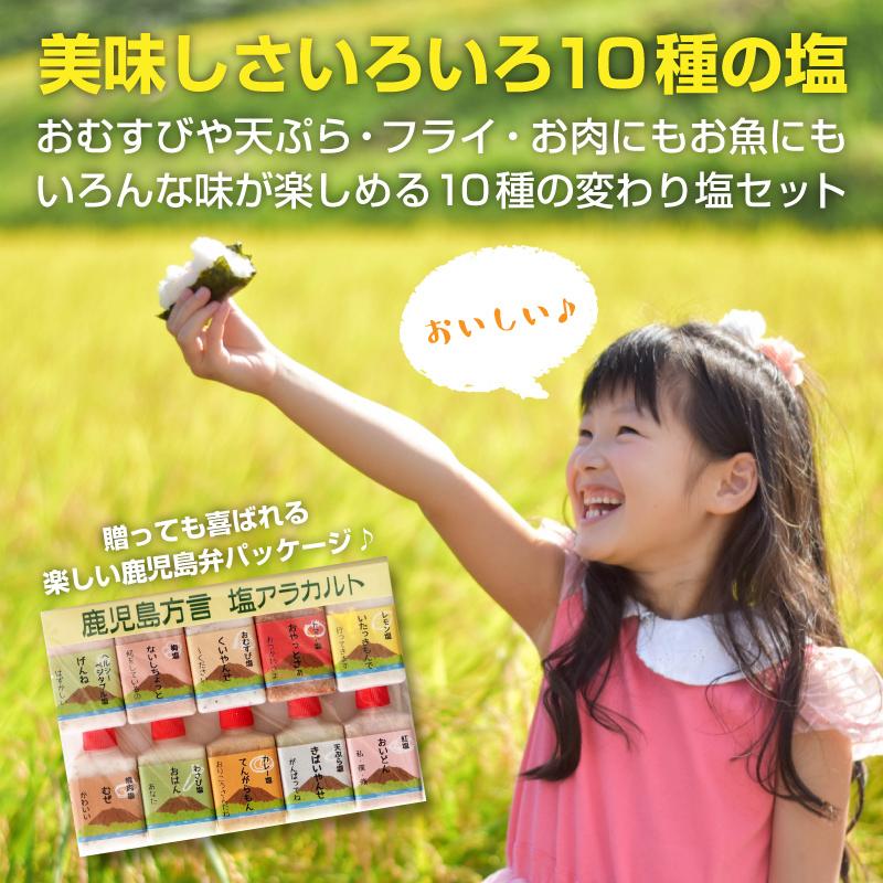 鹿児島方言 塩アラカルト 変わり塩10種セット 15g×10種入 |  | 01