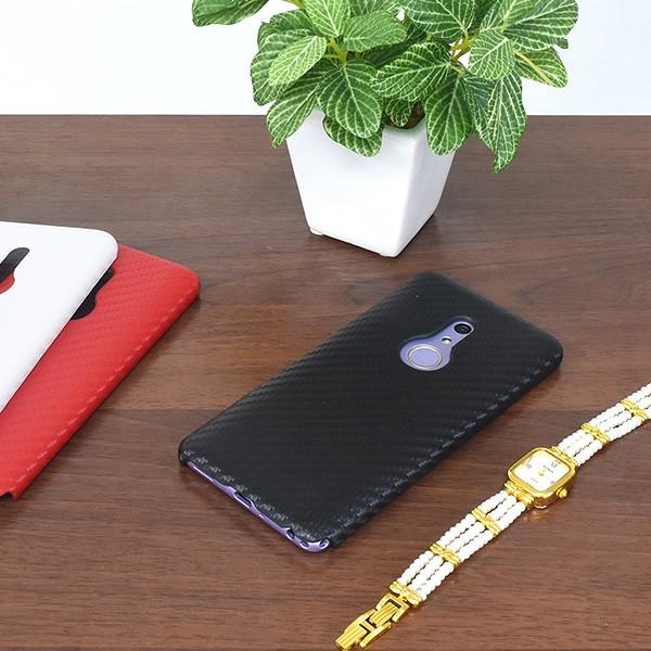 送料無料　富士通　 arrows Be4 F-41A 対応 カーボンデザインケース | PLATA | 04