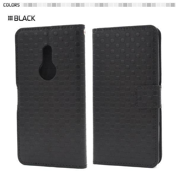 arrows Be4 Plus F-41B 専用 市松模様デザイン 手帳型ケース　富士通 | PLATA | 07