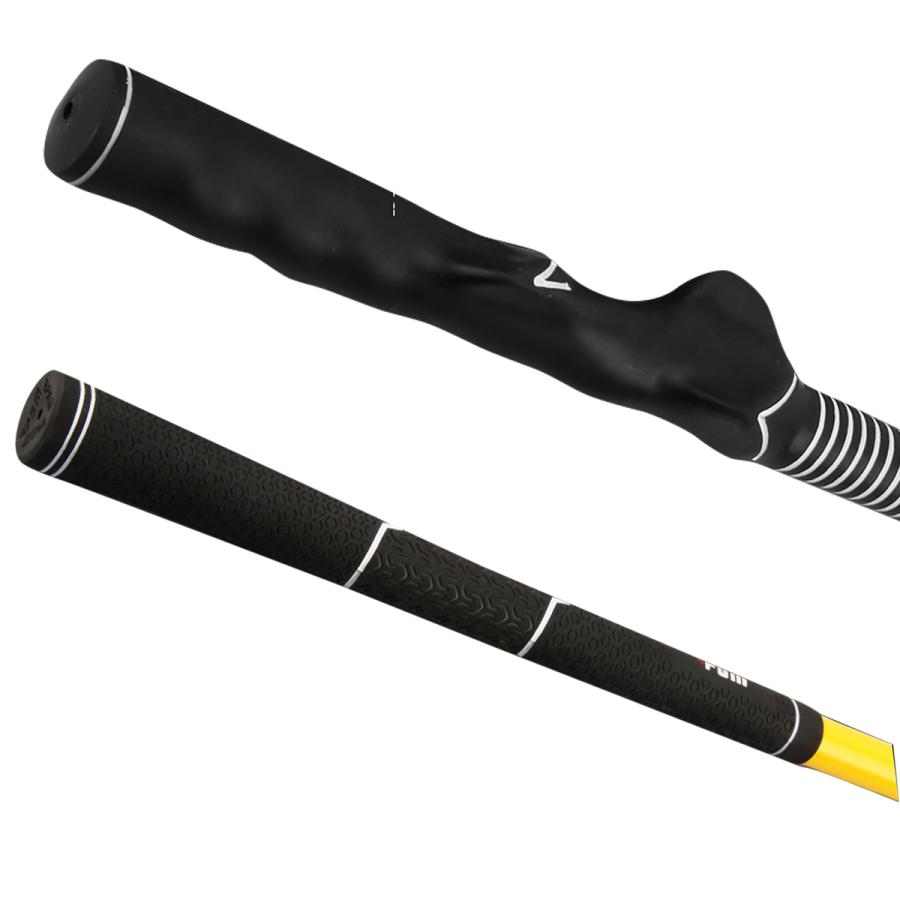 ゴルフ 練習用 スイングトレーナー ダブルグリップ 青色 黄色 スイング