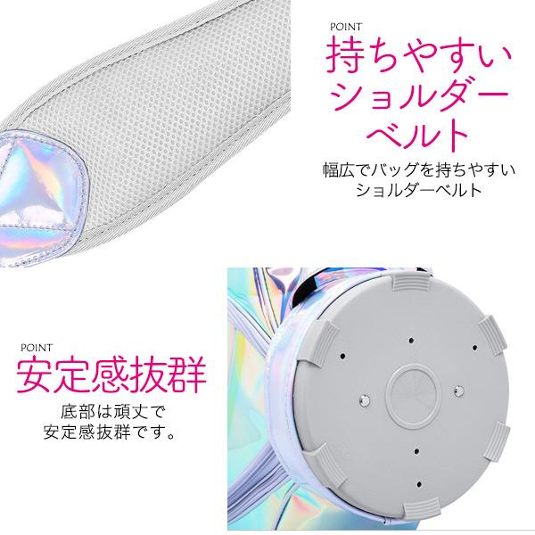 PGM 虹色 オーロラ スタンドキャディバッグ ゴルフ レディース