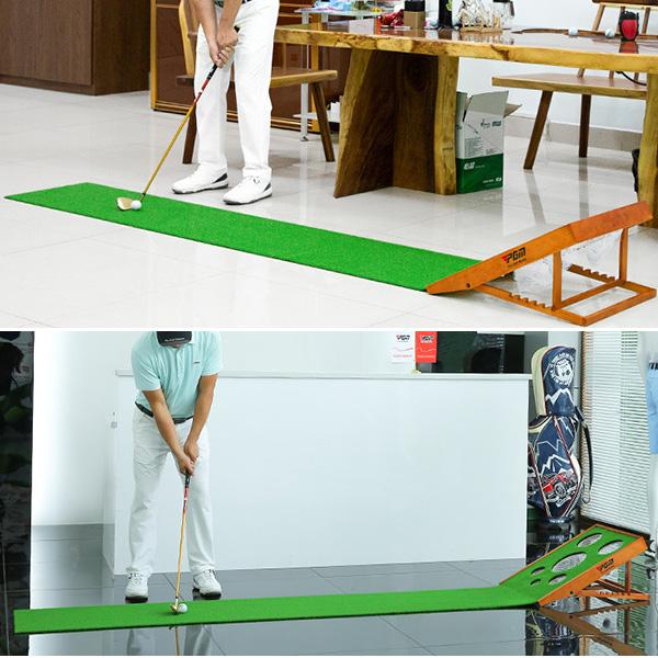 ゴルフ 練習マット パッティング＆アプローチ 6ターゲット付き 角度