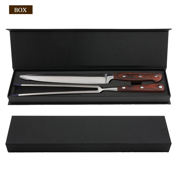 家庭用 ステンレス製 ナイフ＆カービングフォーク 本格的 プロ仕様