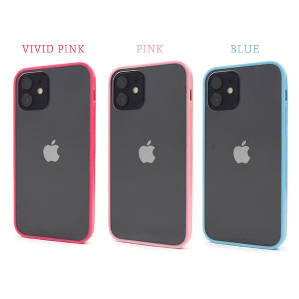 iPhone12/iPhone12Pro(6.1インチ)用共通 カラーバンパークリアケース 　スマホケース　iphone 12 | PLATA | 05