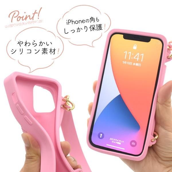 iPhone12/iPhone12Pro(6.1インチ)用共通 ハンドバッグ型シリコンケース 　カバー　スマホケース　iphone 12 | PLATA | 03