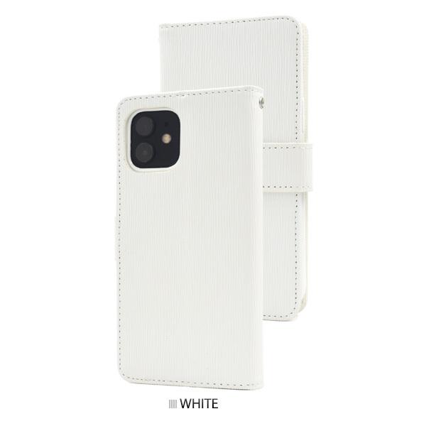 iPhone12/iPhone12Pro(6.1インチ)用共通 ストレートレザーデザイン手帳型ケース   カバー　スマホケース　iphone 12 | PLATA | 07