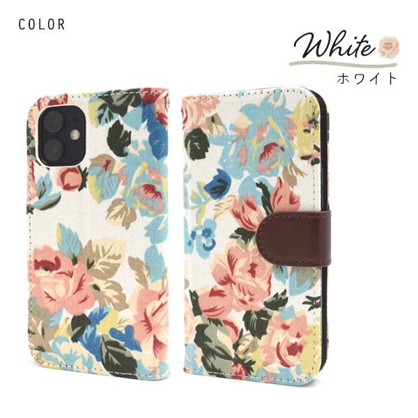 iPhone12mini(5.4インチ)専用 フラワー手帳型ケース  　カバー　スマホケース　iphone 12 mini | PLATA | 05