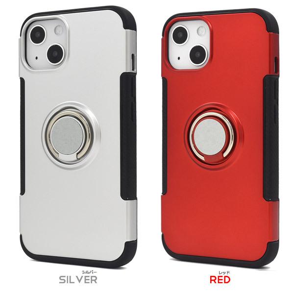 PLATA（プラタ） iPhone13 専用 スマホリングホルダー付き PC+TPU