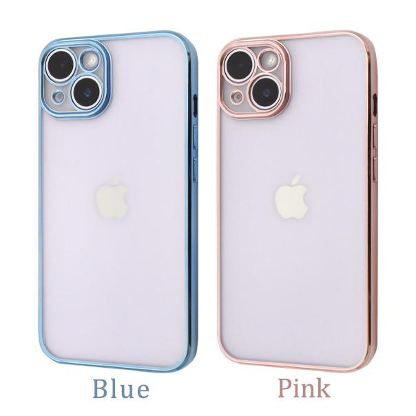 iPhone14 (6.1インチ)専用  メタルリックバンパー マットクリア ソフトケース 背面保護カバー iphone 14 アイフォン 14 2022年 | PLATA | 07