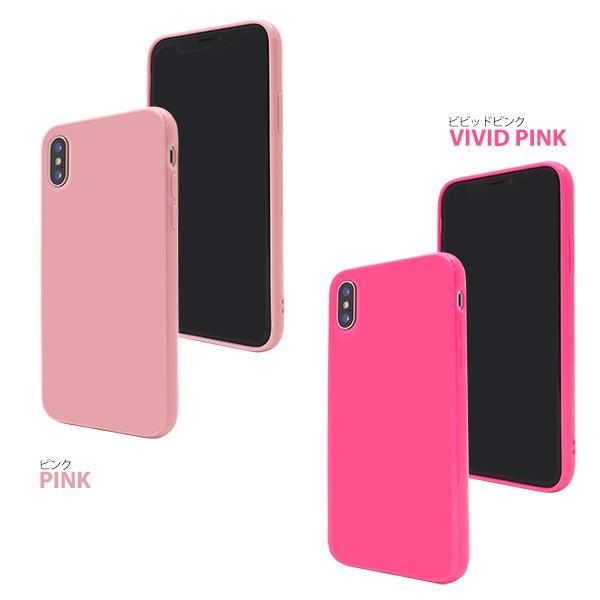 送料無料　iPhone X （テン）iPhone XS （テンエス） iPhoneXR （テンアール）　iPhone XS MAX（テンエスマックス）用 対応　 TPUカラーソフトケース ツヤあり | PLATA | 02