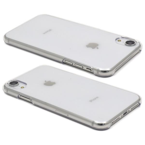 iPhone XR （6.1インチ）専用 ハードケース バックカバー PCポリカーボネート素材 無地 背面保護 アイフォンケース アイホンケース テンアール｜tabemore｜02