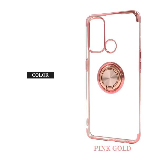 PLATA（プラタ） OPPO Reno5 A専用 スマホリング付き メタルカラー