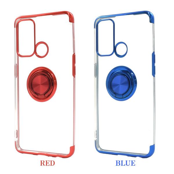 PLATA（プラタ） OPPO Reno5 A専用 スマホリング付き メタルカラー