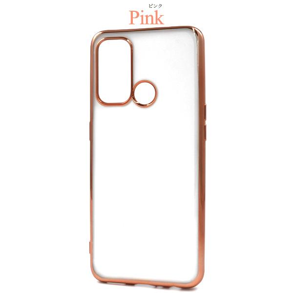 PLATA（プラタ） オッポ OPPO Reno5 A専用 メタリック バンパーケース