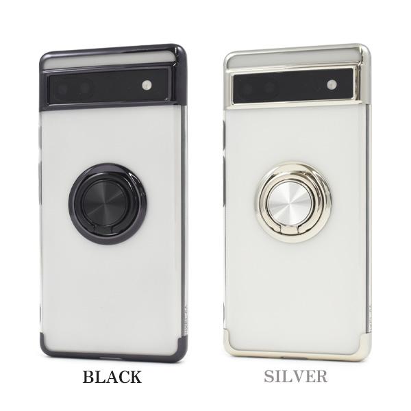 PLATA（プラタ） Google Pixel 6A 専用 スマホリング付き バンパー