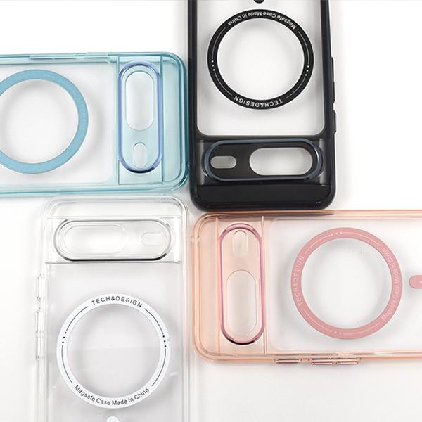 PLATA GooglePixel 8 専用 MagSafe対応 耐衝撃 カラーバンパー