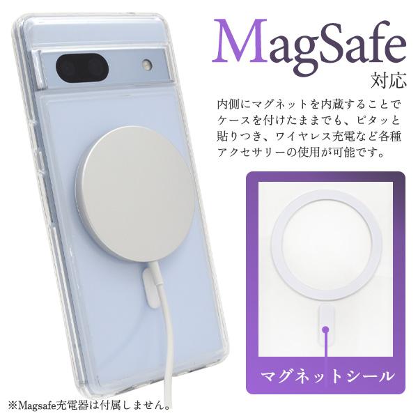 PLATA（プラタ） GooglePixel 7A 専用 MagSafe対応 耐衝撃 クリア