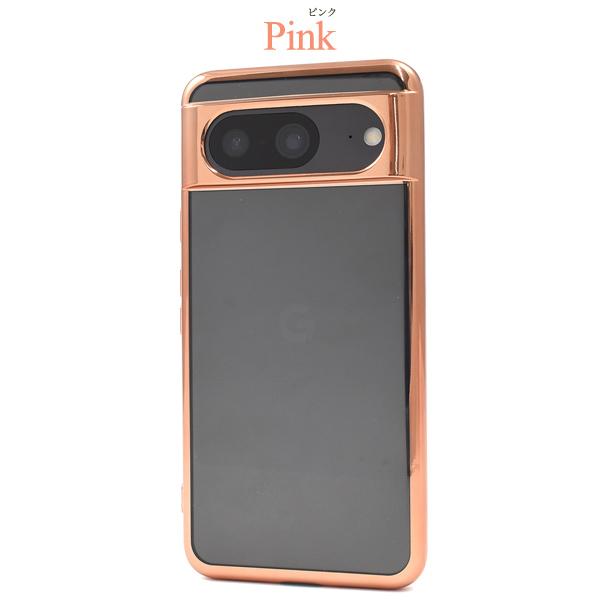 PLATA（プラタ） GooglePixel 8 専用 メタリック バンパーケース