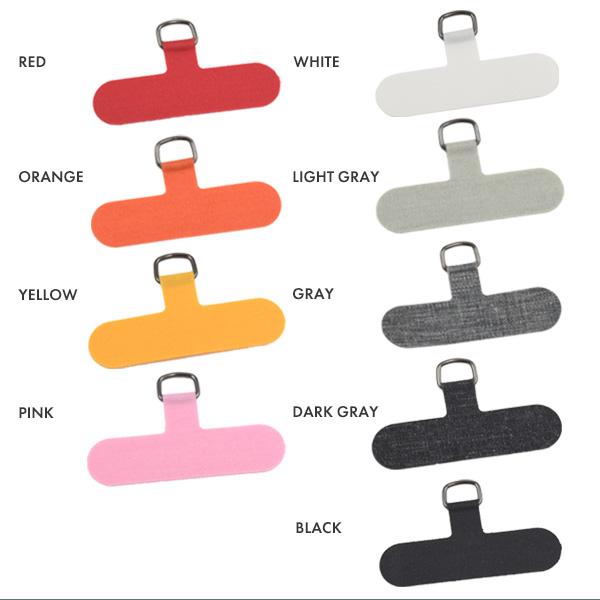 ストラップホルダー パーツ ノーマルタイプ 10個セット スマホケース用  ストラップホール ショルダーストラップ フック スマホ  カラフル25色展開 | PLATA | 33