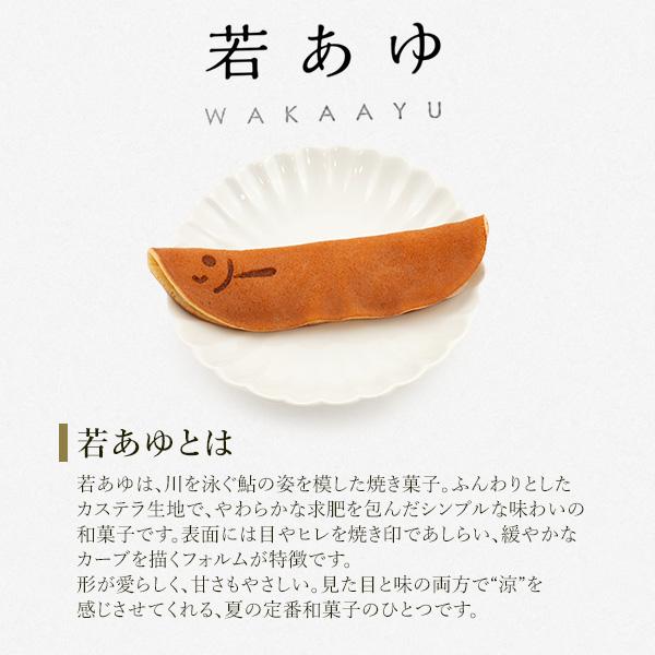 ふくや 若あゆ 塩あゆ 食べ比べセット 各3個×2箱入り 若あゆ 求肥 塩