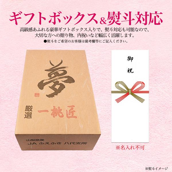 桃 山梨県産 一桃匠 夢 品種おまかせ 約1.5kg 5〜6玉入り 詰め合わせ