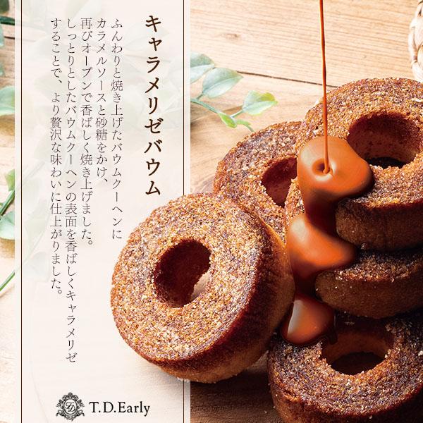 訳あり 焼き菓子 T.D.Early キャラメリゼバウム 6個入り
