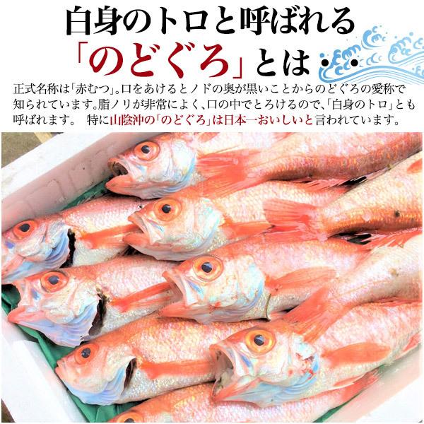 ギフト  山陰沖産 冷凍のどぐろ (約250〜300g) 2尾セット 詰め合わせ グルメ お中元｜tabemore｜08