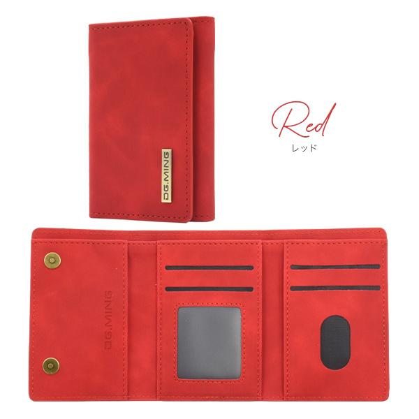 【ミイ】【新品未使用】familiar スマホカードケース、ポシェット（赤 ミイ】【新品未使用】familiar スマホカードケース、ポシェット（赤