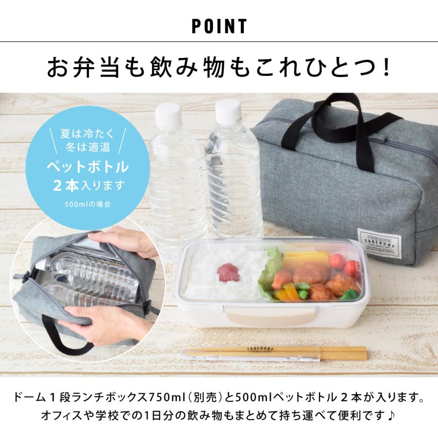ランチバッグ 保冷ポーチ 大きめ 洗える お弁当袋 お弁当 保温 保冷