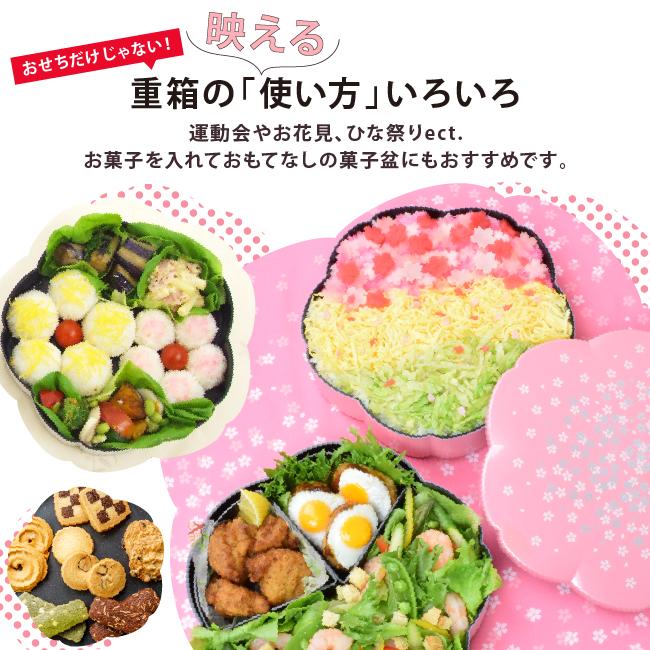 ミタニ フタ付き 中子 仕切り hatsuzakura 運動会 お花見 かわいい