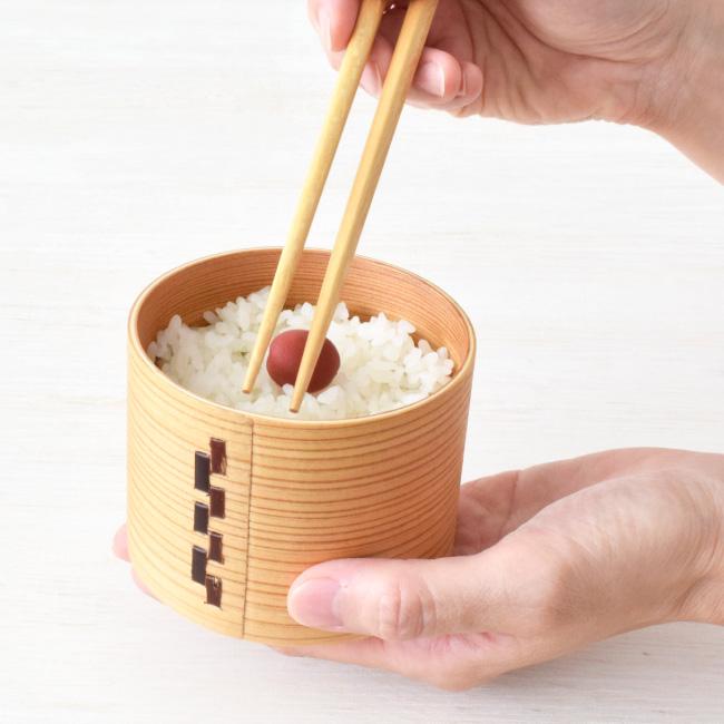 曲げわっぱ お弁当箱 日本製 弁当箱 丸 わっぱ 木製 1段 一段 ごはん
