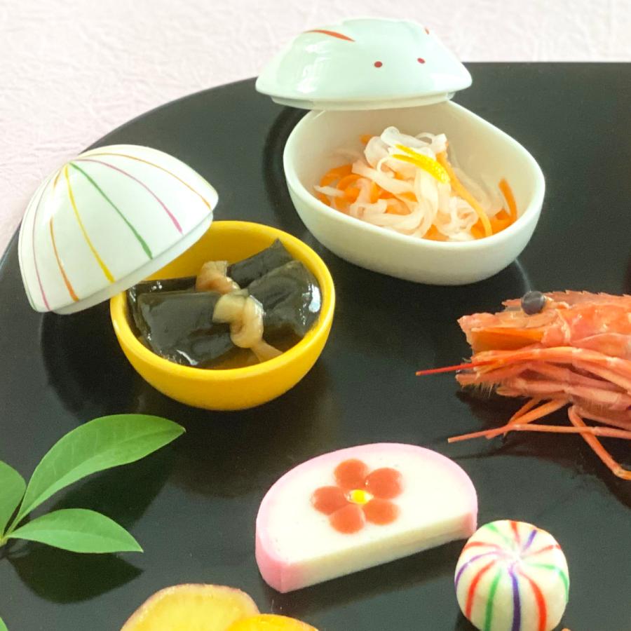 陶器 珍味入れ おかず入れ 中子 おちょこ 仕切 食器 和風 お正月