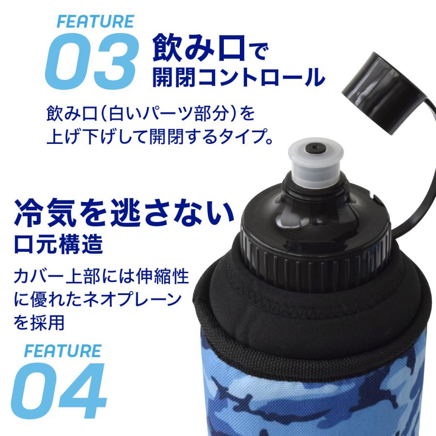 水筒 保冷 ボトル スクイズボトル 1L カバー ケース ボトルカバー 直