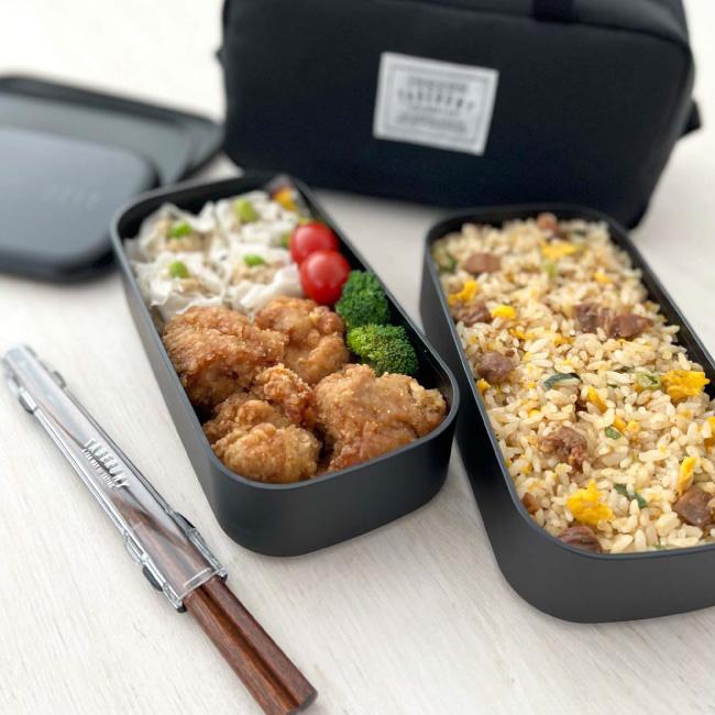 ミタニ お弁当箱 弁当箱 男子 大容量 大人 おしゃれ 2段 レンジ対応 食