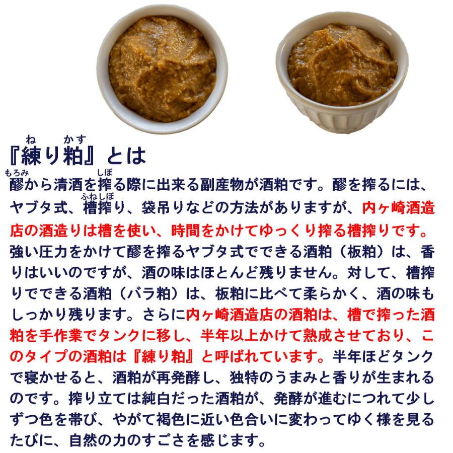 酒粕 大吟醸粕 5kg そのまま食べても美味しい 500g×10個 酒かす 甘酒