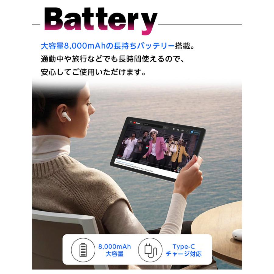 TECLAST 新型☆ケースプレゼント【Android16☆Wi-Fiモデル】GPS搭載 11