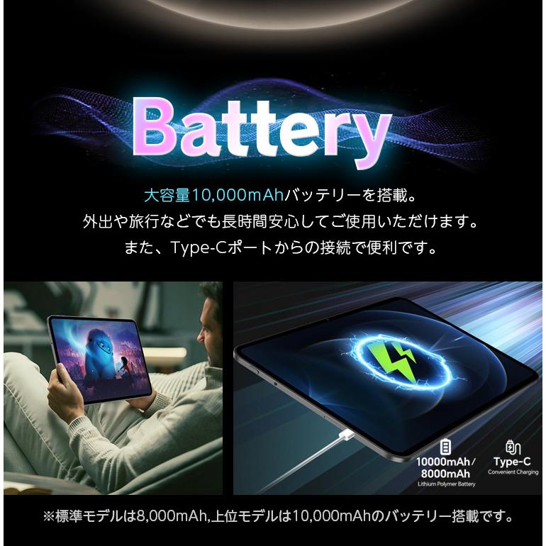 TECLAST 大画面 4GLTE【今だけケース付☆】GPS対応 Android16 SIM
