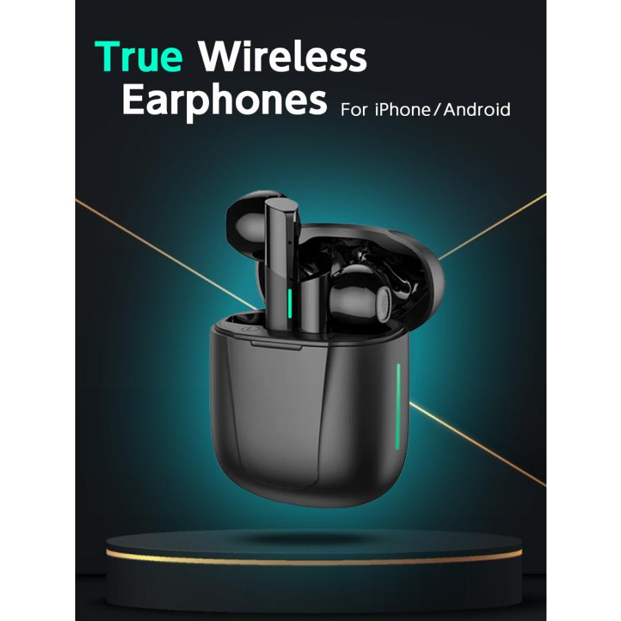 ワイヤレスイヤホン ブルートゥース Bluetooth5.2 イヤフォン イヤホン