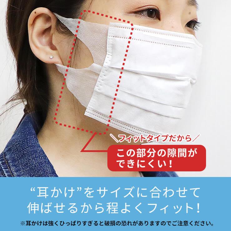 使い捨てマスク 不織布マスク 30枚 個包装 使い捨て 白 痛くない 息が
