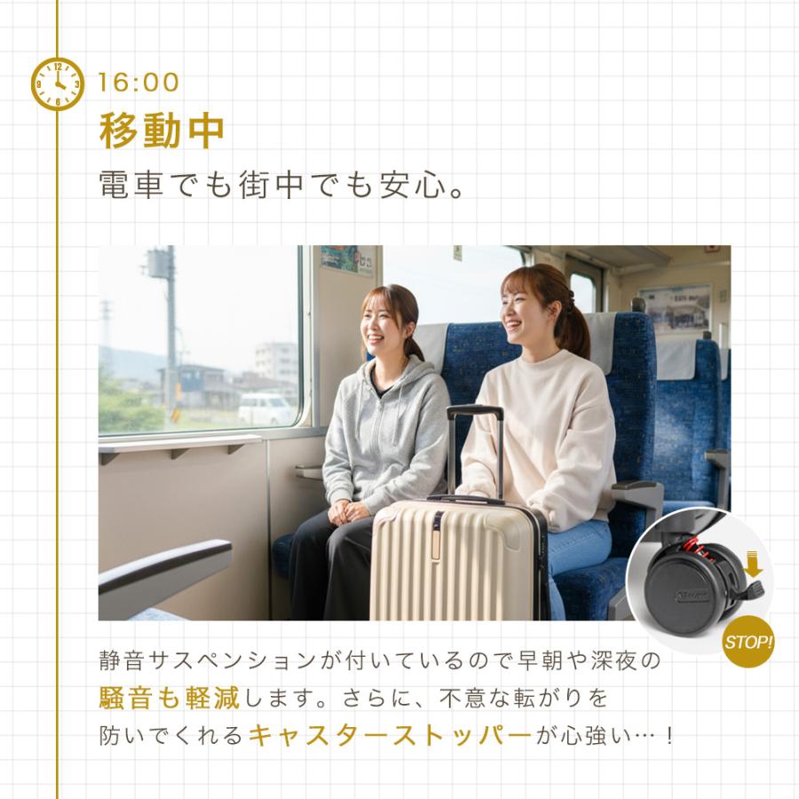 スーツケース キャリーケース SSサイズ ss 拡張機能 軽量 YKK ファスナー ストッパー キャスター交換 TSA おしゃれ かわいい 旅行 海外 Proevo プロエボ | PROEVO | 14