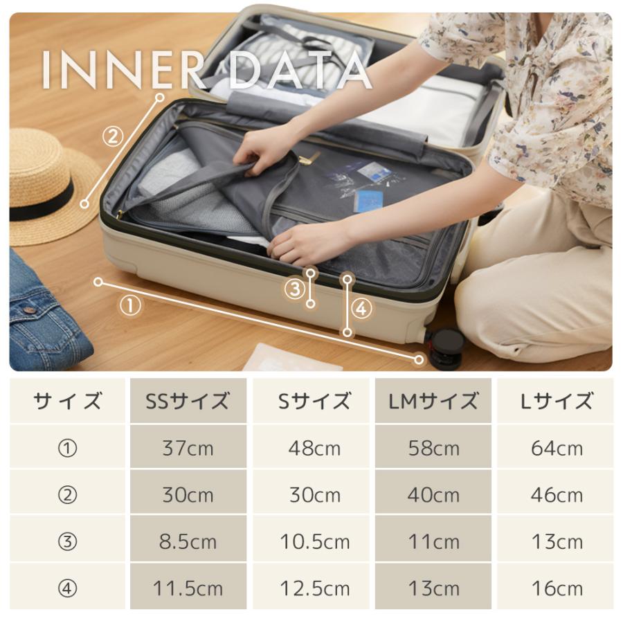 PROEVO スーツケース l キャリーケース Lサイズ 大容量 大型 軽量 拡張