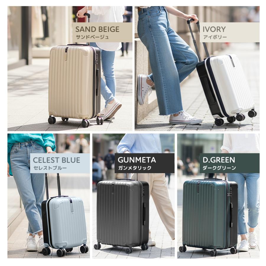 PROEVO スーツケース l キャリーケース Lサイズ 大容量 大型 軽量 拡張