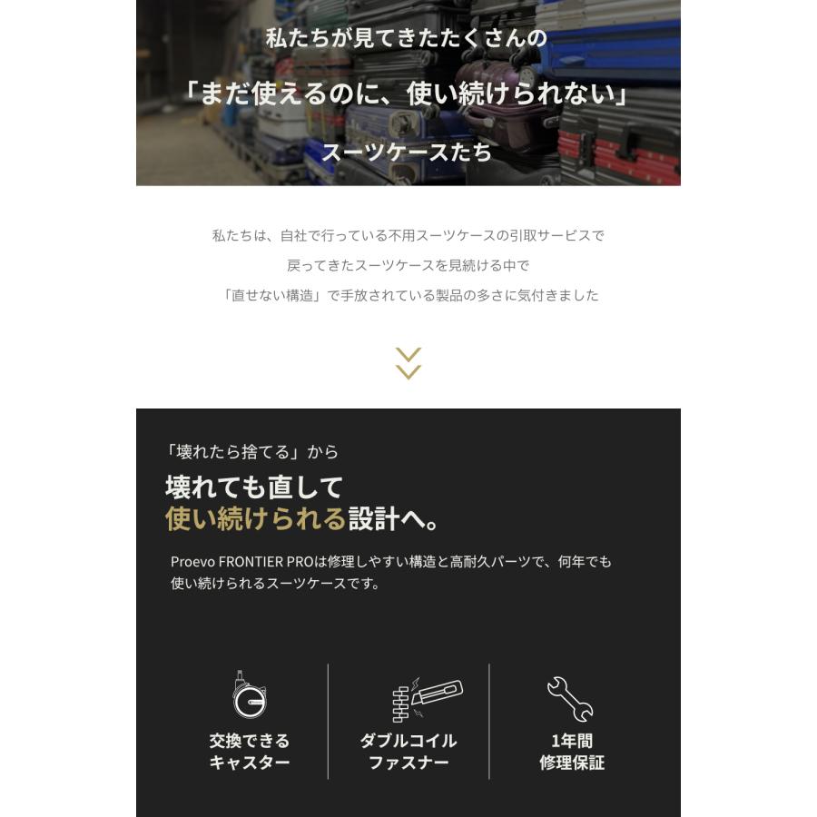 スーツケース SS キャリーケース 機内持ち込み フロントオープン ビジネス 軽量 ストッパー 交換用キャスター 静音 tsa 前開き コインロッカー 出張 一泊二日 | PROEVO | 08