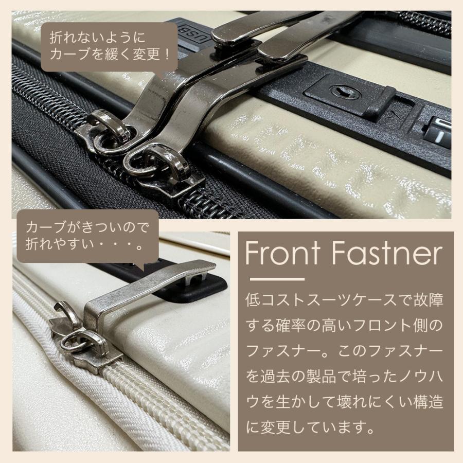 スーツケース キャリーケース ss フロントオープン 機内持ち込み 軽量 LCC 小型 静音 ダイヤル usb おしゃれ かわいい 旅行 キャリーバッグ 前開き 爆買 | PROEVO | 13