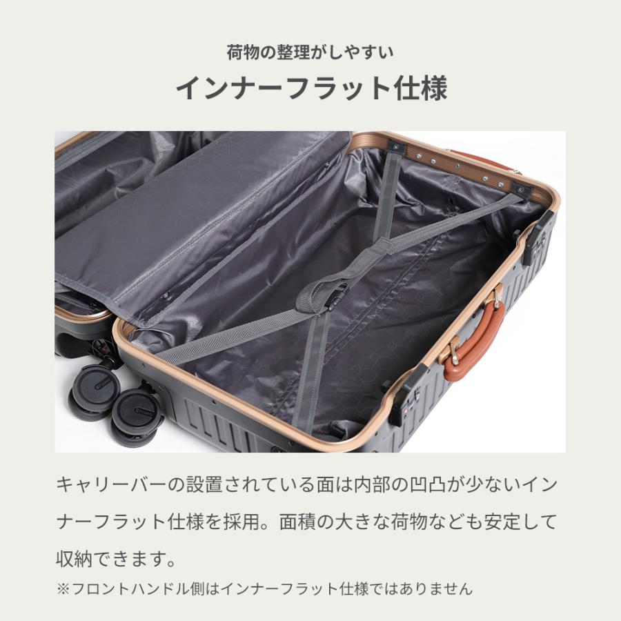 スーツケース キャリーケース Lサイズ ｌ フレーム 大容量 レトロ 静音 キャスター ブレーキ ストッパー TSAロック BOX 旅行 国内 海外 | PROEVO | 20