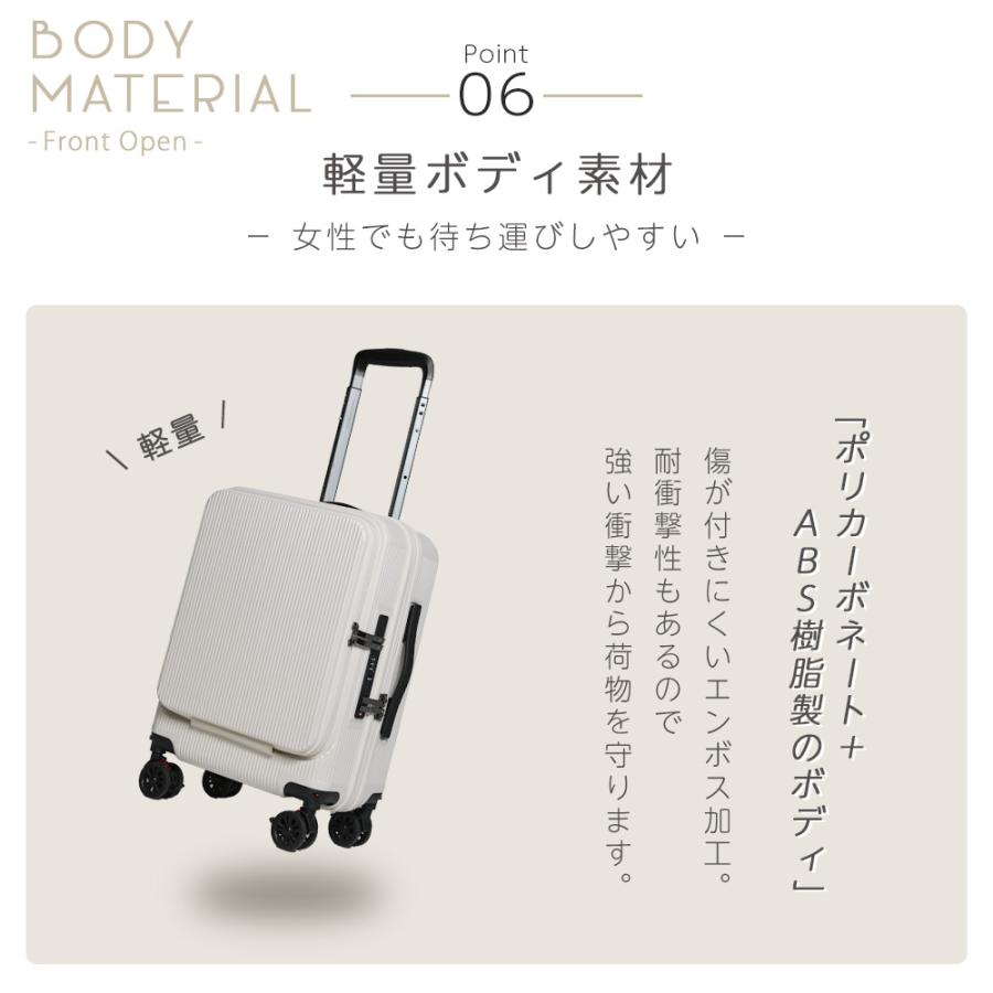 PROEVO スーツケース キャリーケース s ss フロントオープン