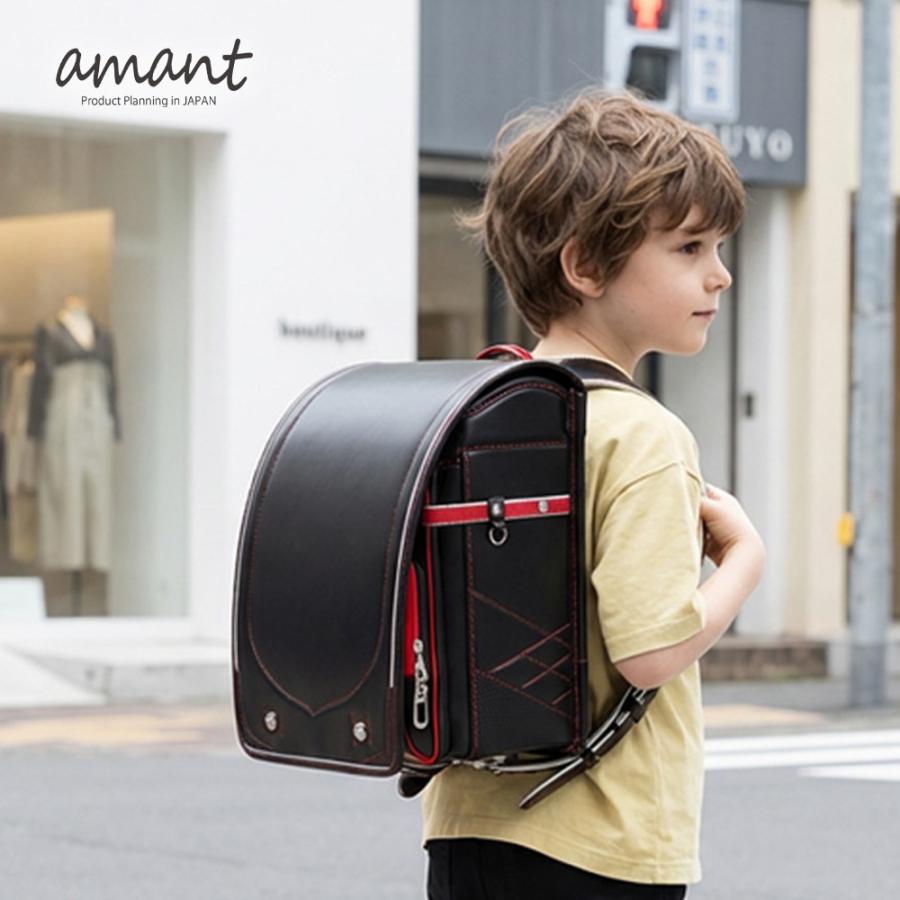 [amant] STYLISH CARBON_1 ランドセル 男 男の子 7年保証 かっこいい 色 黒 赤 青 黄色 軽い 低反発クッション レビュー プレゼント ラン活応援 爆買 | amant | 20